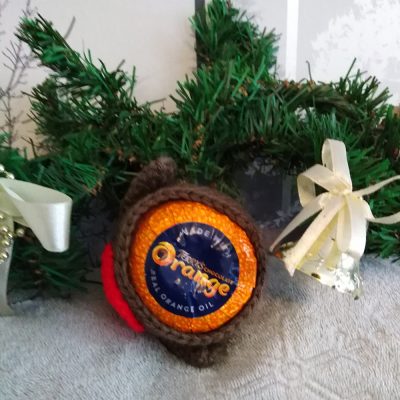 Christmas Gift Crocheted Chocolate Orange Covers - Image 6