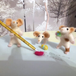 Needlefelt Poseable Mouse