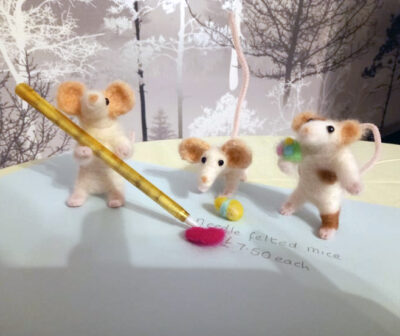 Needlefelt Poseable Mouse
