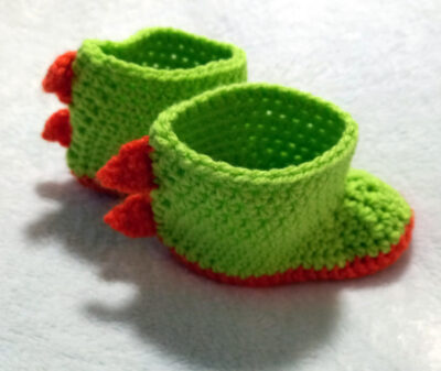 Dinosaur Dragon Cardigan and Booties Set - Image 3