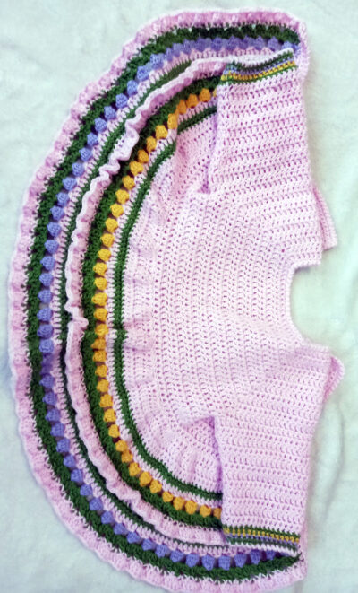 Baby Cardigan with Tulip Detail - Image 3